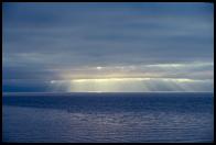 God rays.