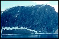 Rock walls above Ljupvatnet.