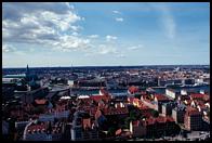 View from the spire of Our Savior's Church, Copenhagen.