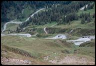 Timmelsjoch: breathtaking descent into Italy.