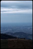 Descending from Asiago into the Po Valley.