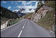 The Swiss national team races off into the distance.