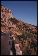 Coastal road near Acquafredda.