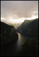 Clouds above Geirangerfjord.